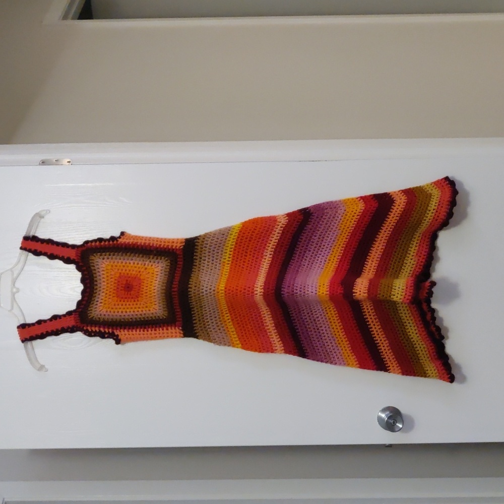 Handmade knit dress